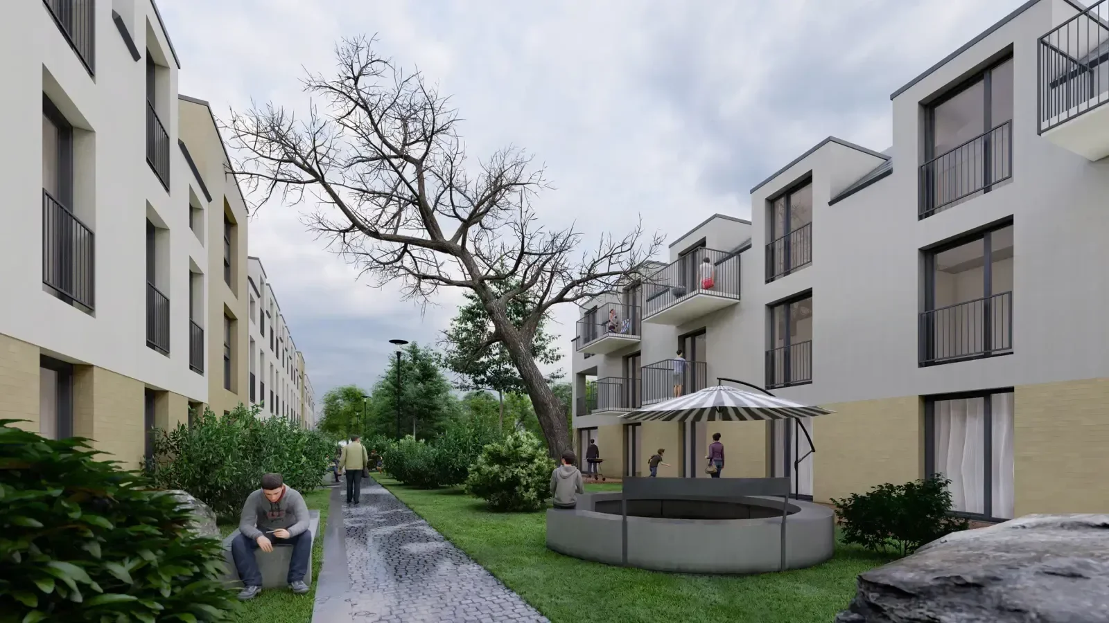 Vizualizace projektu Pod Malechovem