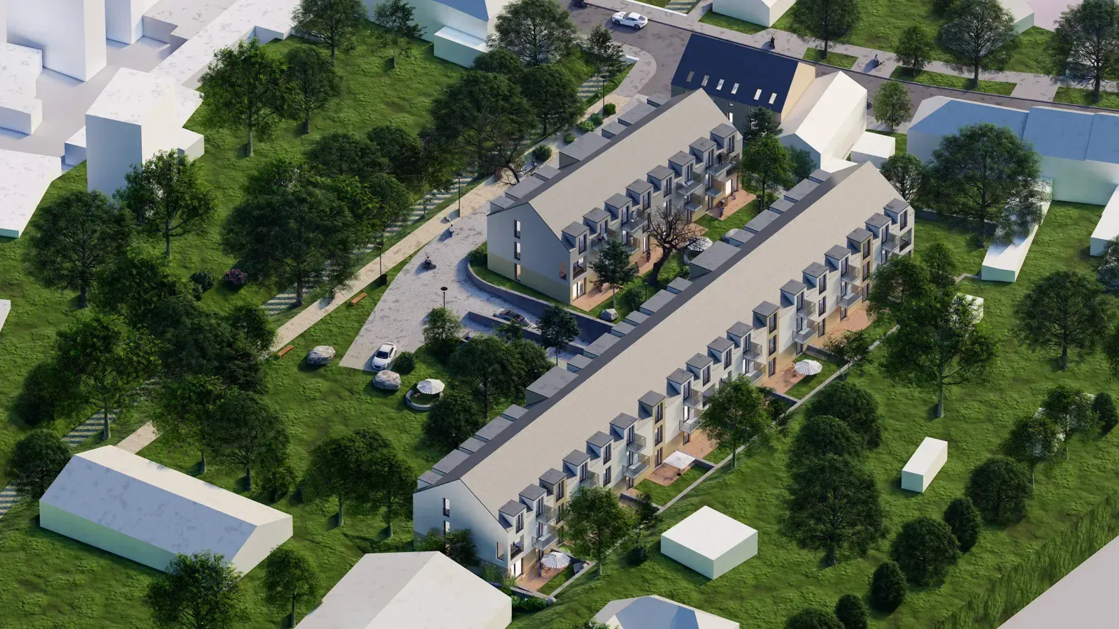 Vizualizace projektu Pod Malechovem