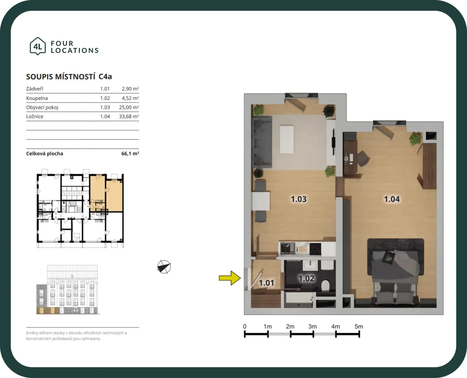 Vizualizace projektu Resort Antico